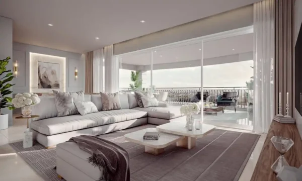 Apartamento na planta em prédio no centro de Gramado